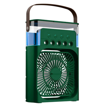 Spray fan portable household three in one