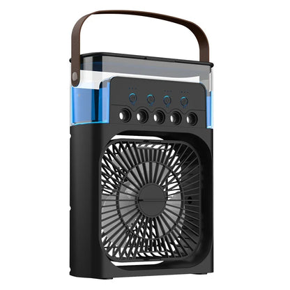 Spray fan portable household three in one